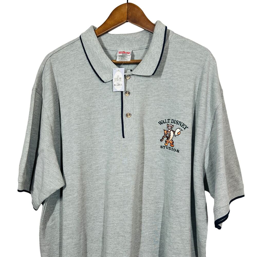 NEW! Vintage Disney Studios Polo Shirt Deadstock Heritage Classic Mickey - XL